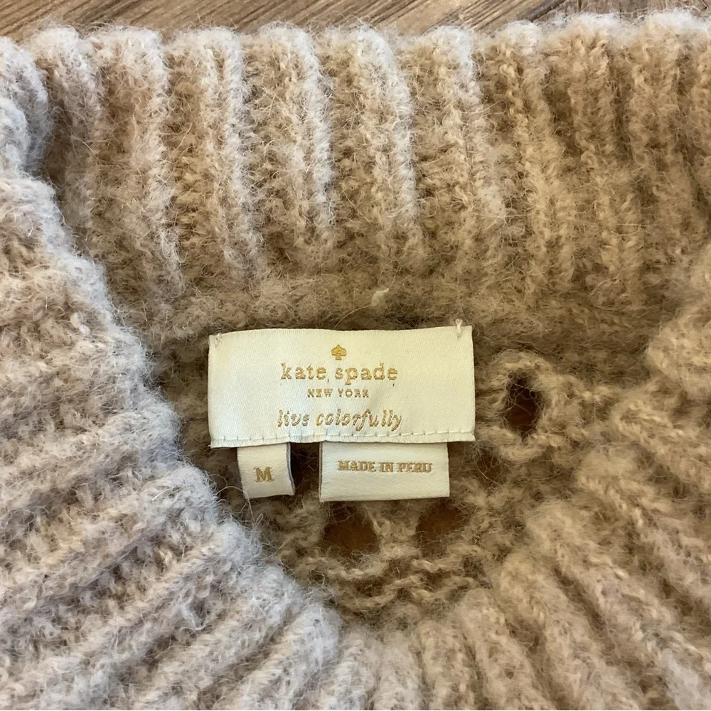 Kate Spade‎ Alpaca Blend Pointelle Sweater